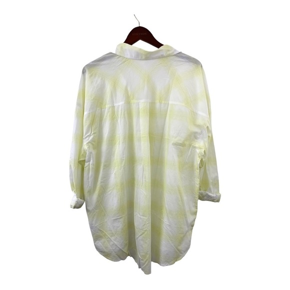 𝅺nwt BP Summer Plaid Short white windowpane 1X - Picture 3 of 7